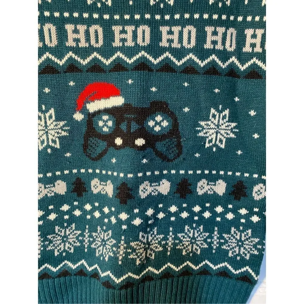 Holiday time boys, Christmas, remote control, long sleeve, sweater, size small